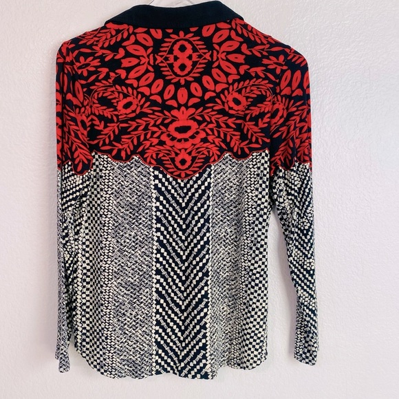 Soft Surroundings Calistoga Snap Front Shirt Size M - Picture 4 of 5